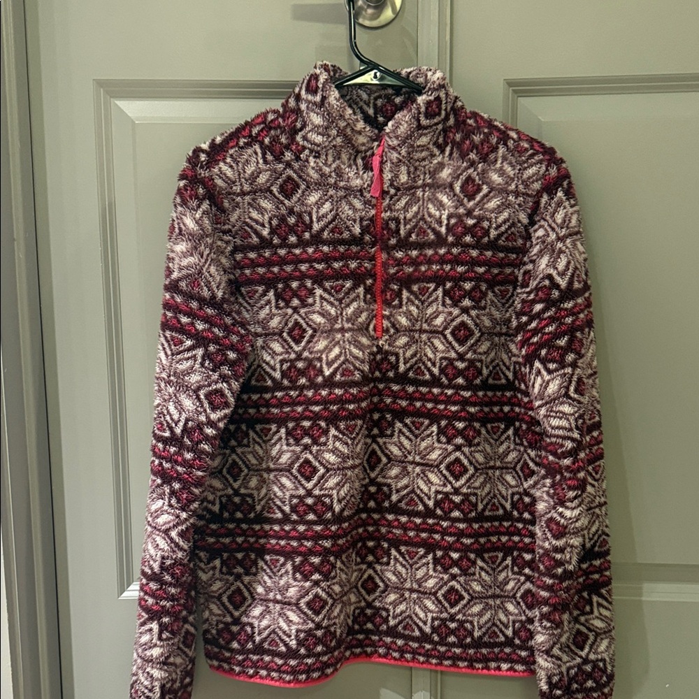Winter Aztec Sherpa Pullover